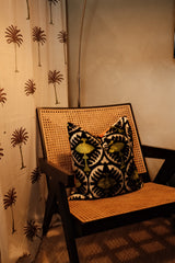 Orange, Black, Lime 20x20 Velvet Double-sided Pillow Set